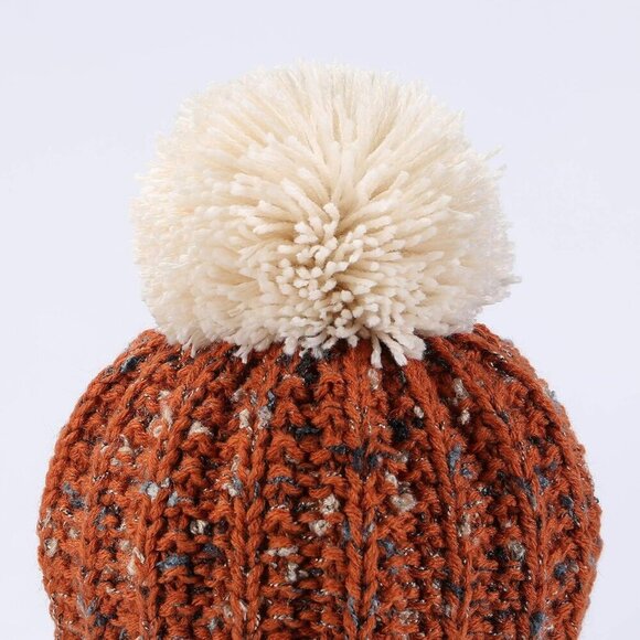 Women Reddish Winter Peruvian Cover Ears Beanie Hat Ear Flaps Sherpa Ski Snow main image 8